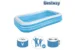 Бассейн надувной BestWay Blue Rectangular Family Pool Deluxe 54009, 305*183*56 см, прямоугольный