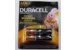 Батарейка Duracell Basic, щелочная, AAA (LR03), BL-4, 1 шт