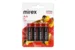 Батарейка Mirex, солевая, AA (R6), Sh4, 4 шт