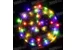 Гирлянда Круг Снежинка, 30 см, 40 диодов, RGB, 220 В, программатор