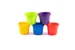 Горшок круглый Color 9*6,8 см, 0,3 л, разноцветный, 10 шт