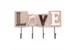 Ключница LOVE, 4 крючка, 30*10,5 см