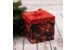 Коробка подарочная НГ, Фабрика Чудес, 22*22*22 см, с бантом, складная