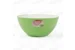 Миска Fresh Line М701, 1,5 л, пластик, бело-зелёная