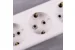 Розетка 3-х местная РА-16-243, 16А, 250 В, открытая установка, белая