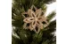 Украшение елочное Цветок, 2 шт, серебро/красный