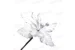 Украшение новогоднее Цветок бархатный, 16 см