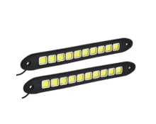 Дневные ходовые огни NG LED 40 шт, резиновый корпус, 260 мм, 12 V, белый, 2 шт