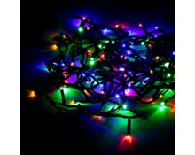 Гирлянда светодиодная, 6 м, 100 диодов, RGB, 220 В