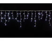 Гирлянда светодиодная уличная модульная Бахрома, 4,5 м, белый провод RGB