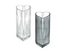 Ваза LADECOR Сердце, 19*8,4 см