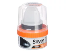 Крем для обуви SILVER, 50 мл, черный, с губкой