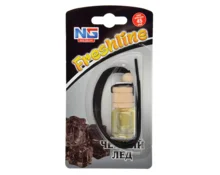 Ароматизатор для авто NG подвесной Freshline черный лед
