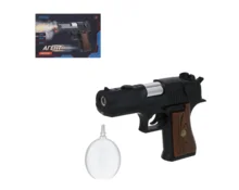 Пистолет ИГРОЛЕНД Агент, свет, звук, дым, 15*3*10 см