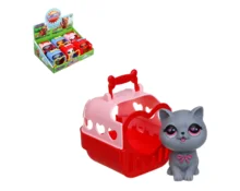 Игрушка питомец в переноске ИГРОЛЕНД, 8*9*9 см