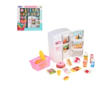 Набор игровой ИГРОЛЕНД Холодильник с продуктами, 24*6,8*24 см