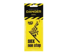 Ароматизатор для авто NG бумажный Danger/Sex non stop