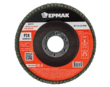 Диск шлифовальный лепестковый ЕРМАК, 115*22,2 мм, P24