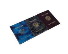 Обложка для паспорта, ПВХ, 13,2*9,5 см