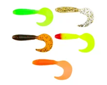 Приманка мягкая Shad Azor Fishing, силикон, 7 см, 8 шт, микс