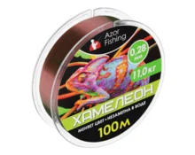 Леска Хамелеон Azor Fishing, нейлон, 100 м, 0,28 мм, тест 11,0 кг