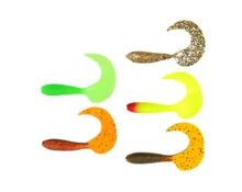 Приманка мягкая Shad Azor Fishing, силикон, 9 см, 8 шт, микс