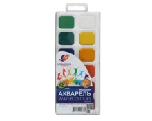 Акварель медовая ЛУЧ Классика, 12 цветов