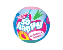 Бомбочка для ванны LABORATORY KATRIN SOHappy Клубника Мания, 120 г