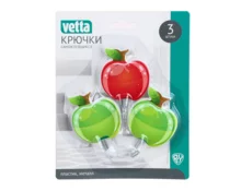 Крючок vetta Идиллия, самоклеющийся, 3 шт