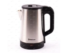 Чайник электрический Sakura SA-2167BK, серебристый, 1,8 л, 1800 Вт