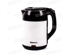 Чайник электрический Sakura SA-2168BW, черно-белый, 1,8 л, 1500-1800 Вт