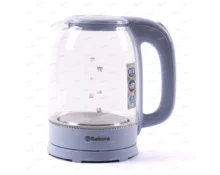 Чайник электрический Sakura SA-2740BL, голубой, стекло, подсветка, 1,7 л, 1850-2200 Вт