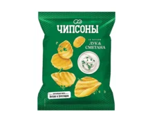 Чипсы Чипсоны со вкусом сметаны и лука, 40 г