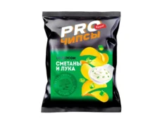 Чипсы PRO-Чипсы со вкусом сметаны и лука, 60 г