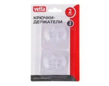 Крючок-держатель для кабеля vetta, 2 шт, ПВХ