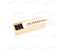 Домино в деревянной коробке, 15*5 см