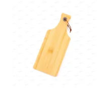 Доска разделочная мини с ручкой Cook Mister, бамбук, 11*28*0,7 см