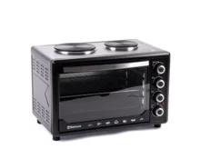 Духовка электрическая Sakura SA-7002HBK, черная, 2 конфорки, 48 л, 3600 Вт