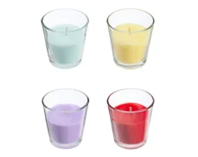 Свеча ароматизированная GALAXY Glass, ваниль, лаванда, спелые ягоды, хлопок, 85 г