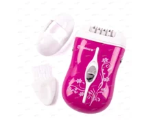 Эпилятор Sakura SA-5540P, розово-белый, 2 насадки