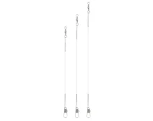 Поводки для рыбалки Azor Fishing 15-25 см, хром, набор 10 шт