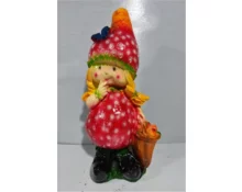 Фигура садовая Девочка клубника, 60 см