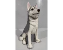 Фигура садовая Собака хаски средняя