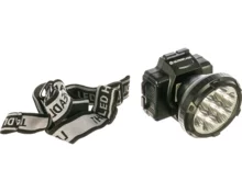 Фонарь налобный ULTRAFLASH 5362, аккумуляторный, 7 диодов, 2 режима, черный
