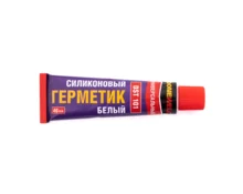 Герметик силиконовый DoneWell DST101, универсальный, белый, 40 мл