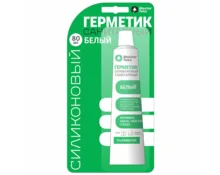 Герметик силиконовый MasterTeks ProfiMaster, санитарный, белый, 80 мл