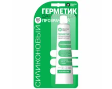 Герметик силиконовый MasterTeks ProfiMaster, санитарный, прозрачный, 80 мл