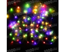 Гирлянда Бахрома Фигуры, 3 м, 100 диодов, RGB, 220 В, 10 нитей, программатор, модульная