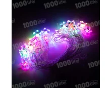 Гирлянда Цветы 3D, 4 м, 20 диодов, RGB, 220 В, модульная
