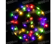 Гирлянда Круг Елка, 30 см, 40 диодов, RGB, 220 В, программатор